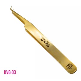 Kona Lashes Pinza Volumen Gold Kona Lashes Extensiones Kvg·03