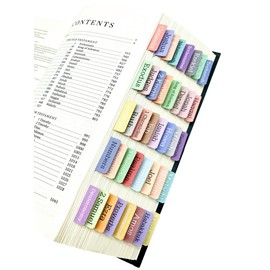 Hayodo Bible Tabs,Bible Index Tabs Easy Navigation,Laminated Bible Tabs for Women Men Study Bible,Bible Labels Tabs,Bible Book Tabs,Bible Journaling Tabs Christian Gift for Bible Study Supplies