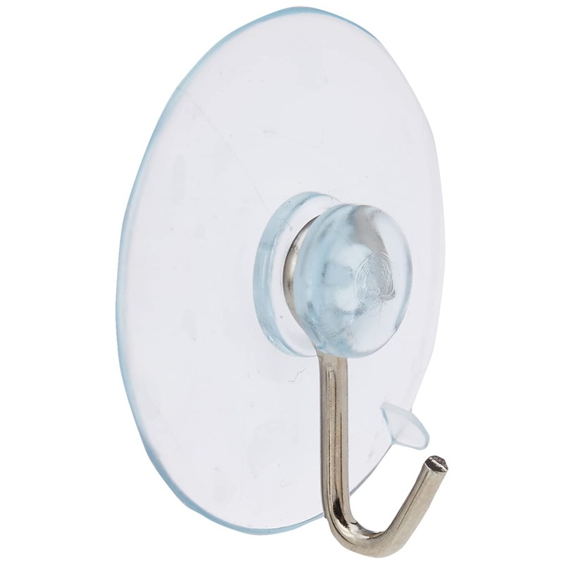 Merriway® BH00023 (20 Pcs) Clear Plastic Suction Hook, 25 mm