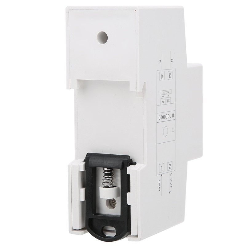 Single Phase Din Rail Energy Meter Electricity Power 50Hz LCD