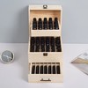 Hteedy 3 Tiers Essential Oil Storage Box, Wooden Perfume Bottle