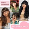 Clip In Fringe 100% Real Human Hair Bangs Hair Clip