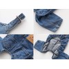 Pet Clothes Elastic Jeans Overalls Comfortable Washed Denim Cute Style
