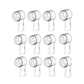 12 Piezas Protector Cepillo De Dientes,protector de cepillo de di Porta Cepillo De Dientes Para Viaje, Protección Higiénica Para Cepillos De Dientes, Ideal Para Familias Y Viajeros, 4*1.8 cm, Plástico