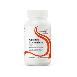 Optimal Magnesium  Best Magnesium Supplement  Provides 150 mg Pure Magnesium Per Dose  100 Easy-To-Swallow Vegetarian Capsules  Free of Common...     
