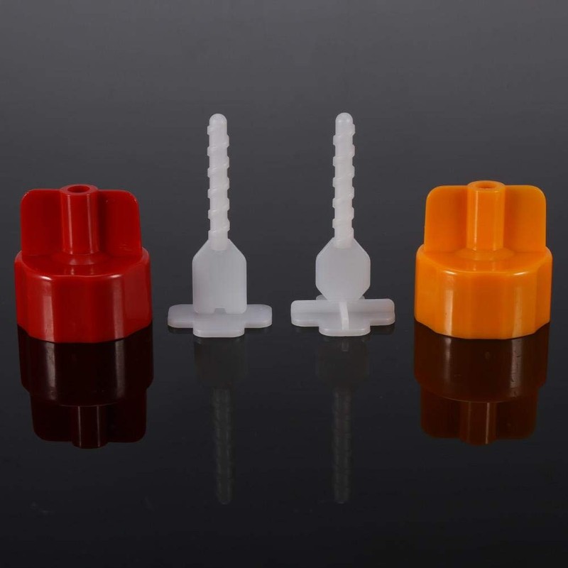 100Pcs Tile Leveling System, Tile Leveling System Kit, Plastic Tiling