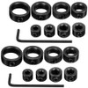Mesee 2 Packs 8pcs Drill Depth Stop Collar Limit Rings,