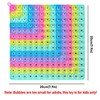 Multiplication Addition Practice Math Pop Fidget Board Game, Push Bubbles