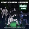 T13 Action Figure Alloy Titan 13 Dummy 13 Robot Set