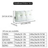 SAMTY Triangular Wedge Pillow headboard Twin XL Size for Couch