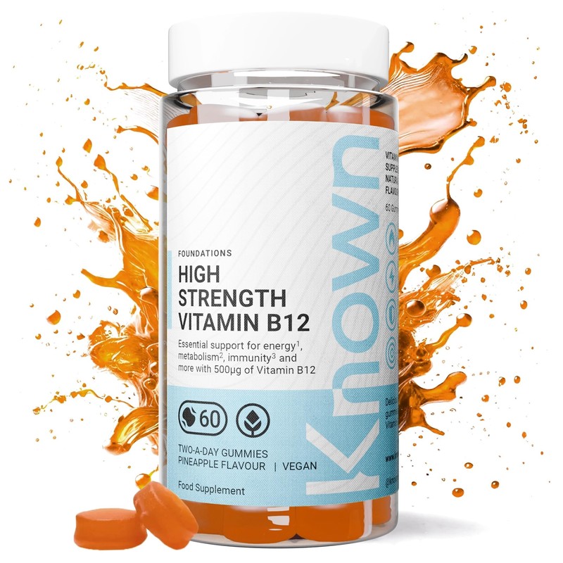 Known Delicious High-Strength Vitamin B12 Gummies - 500µg B12 for