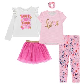 BTween Girls Kids Fall Clothing and Accessory Set 5 Piece Mix And Match Sets