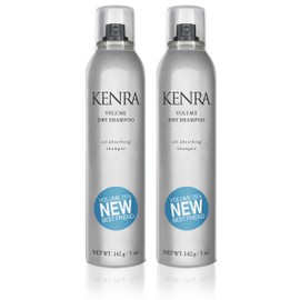 Kenra Volume Dry Shampoo | Oil Absorbing Spray | All Hair Types | 5 oz (2-Pack)