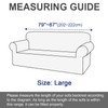 HDCAXKJ Couch Cover Stretch Sofa Covers for 3 Cushion Couch