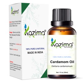 KAZIMA Cardamom Essential Oil - 100% Pure Natural & Undiluted For Skin care & Hair care (30ML)