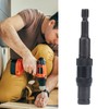 Self Locking Bit Extension Rod, Metal Material Impact Tough Quick