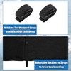 X AUTOHAUX Square Frame Bimini Top Storage Boot Cover with