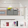 Edudif Bedside Caddy Bedside Organizer with Fixed Straps & Water