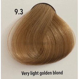 Cree Hair Color w/Keratin and Ceramides - 3.38 Fl oz - 1 Pack Professional Coloring Cream (9.3-Very Light Golden Blond)