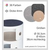 Eco Felt Pad Suitable for Kartell Componibili Container Bedside Table
