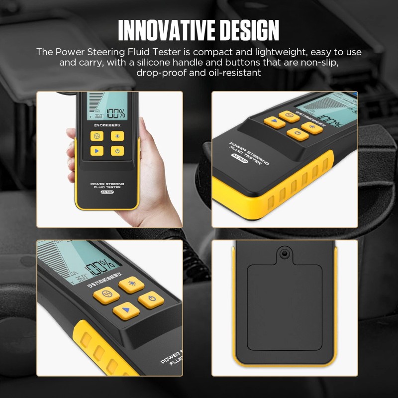 AUTOOL Power Steering Fluid Tester Detector Power Steering Oil Temp