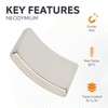 N42 Neodymium Arc Magnet for Engineering, Manufacturing, DIY and Motors