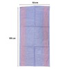 Redecker + Kracht Oversized Tea Towel Blue Check/Red Stripes 50