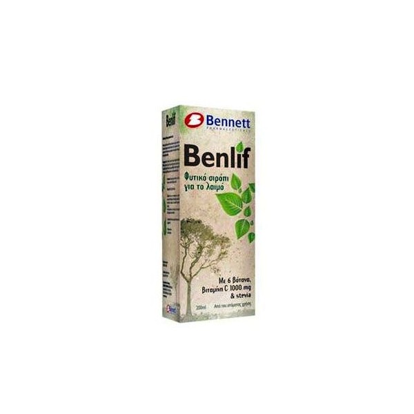 Bennett Benlif Syrup 200ml Syrup for Throat