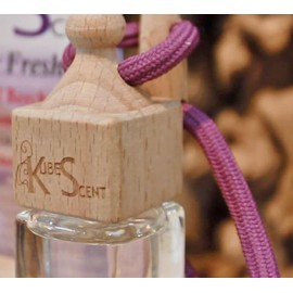 Squash Hanging Car Air Freshener, Long-Lasting Fresh and Sweet Fragrance, Premium Car Diffuser for Men, Women, and Unisex, Odor Eliminator, Luxury Car Accessory by KubeScent Air Freshener