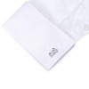 Honey Bear Silver Racing Motorcycle Motorbike Cufflinks Mens Wedding Shirt