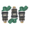 JESBEN 15710-87J00 3pcs Fuel Injectors 2 Holes Replacement for Suzuki