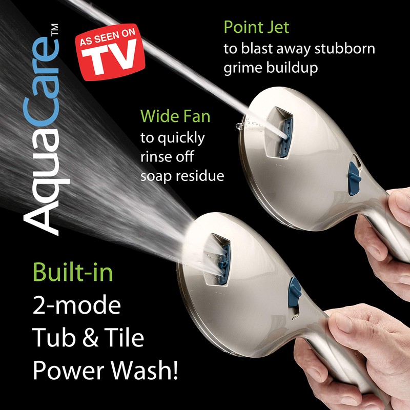 Hotel Spa AquaCare High Pressure 8-mode Handheld Shower Head -