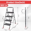 Step Ladder Foldable Folding Stool - for Home Adults Kitchen