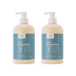 SBS STOW BULK SUPPLY Deep Moisturizing Body Wash, Natural Ingredients 2 pieces
