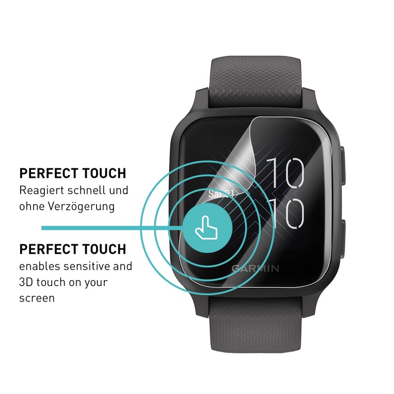 smartect TPU Screen Protector [Pack of 3, Clear] Compatible with