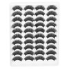 20 Pairs Makeup False Lashes Salon Long Curly Thick ThreeDimensional