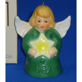 Goebel 1989 Annual Angel Bell - Green 51777G