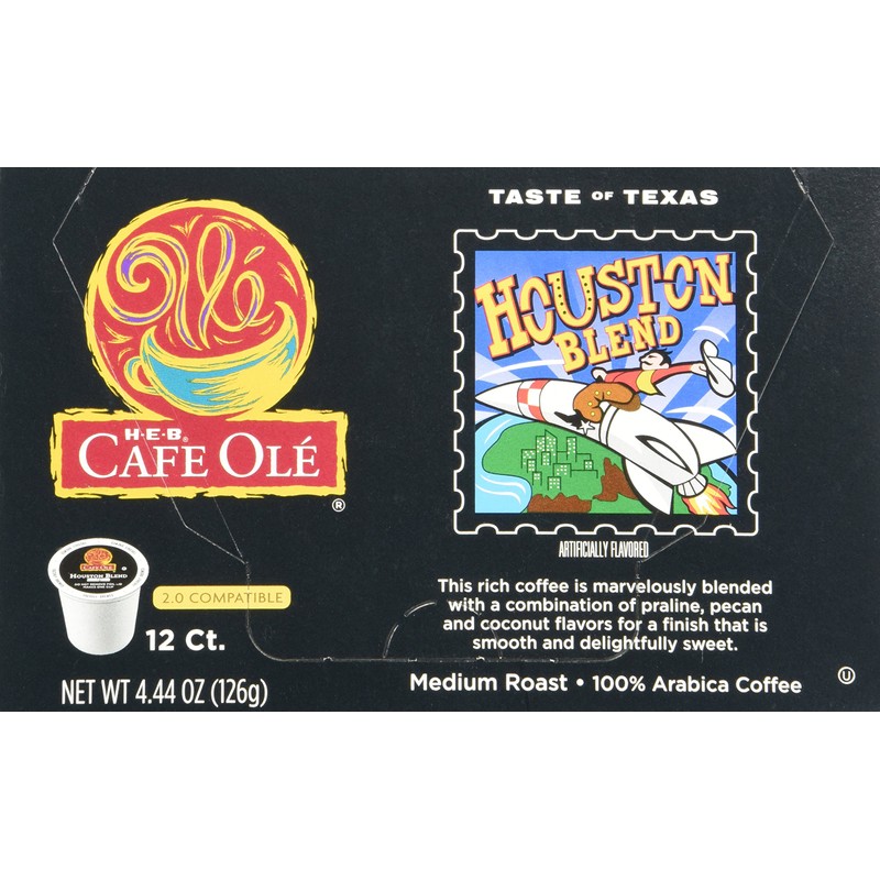 Cafe Ole Taste of Texas Houston Blend 12 Count Single