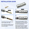 ZKTOOL 310-197 Fuel Injector Removal and Installation Tool,Injector Seal Install