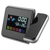 Projection Alarm Clock,Digital LED Weather Forecast Projector Calendar Humidity Display