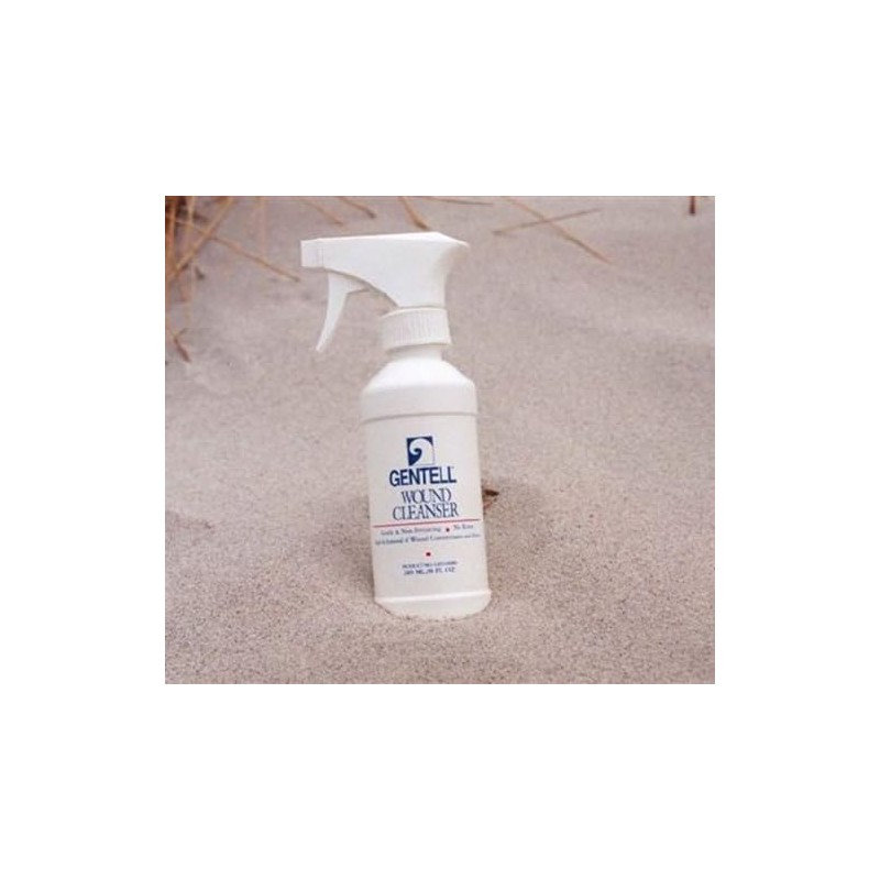 Gentell - Limpiador de heridas, botella de spray ajustable de