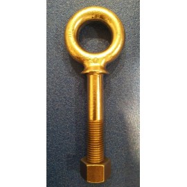 Unbranded 316 Stainless Steel Eyebolt 2" Eye 1-8, Lift with Shoulder