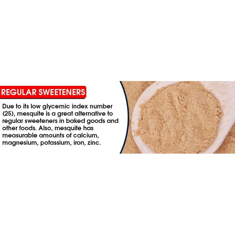 Mesquite Powder USDA Certified Organic Non GMO, Vegan Protein Superfood