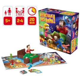 Goliath – 70582 ”Réveille Pas Papa” Action and Reflex Game (French version)