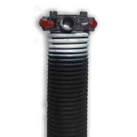 DURA-LIFT .218 x 2" x 31" Torsion Garage Door Spring (White, Left Wound)