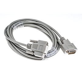 Phoenix Contact VS-15-DSUB-20-LI-5.0 Serial Cable/Sub-D, 15-Pin Male/Sub-D, 15-Pin Female, 5m, Grey