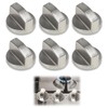 Wjelet 6 PCS Cooker Knobs, Universal Cooker Knobs Set, Durable