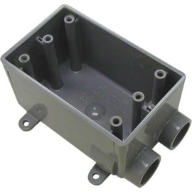 PVC Field Service Split 1 Gang Box, 1/2-In.