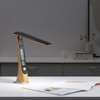 AIXXCUVQ Foldable Desk Lamp with Calendar Display Light Eyes Perpetual