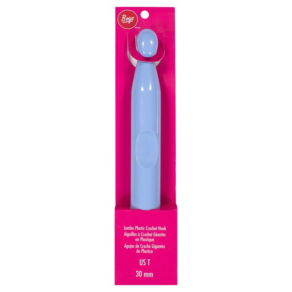 Boye 3336239001 Jumbo Plastic Crochet Hook, Size T